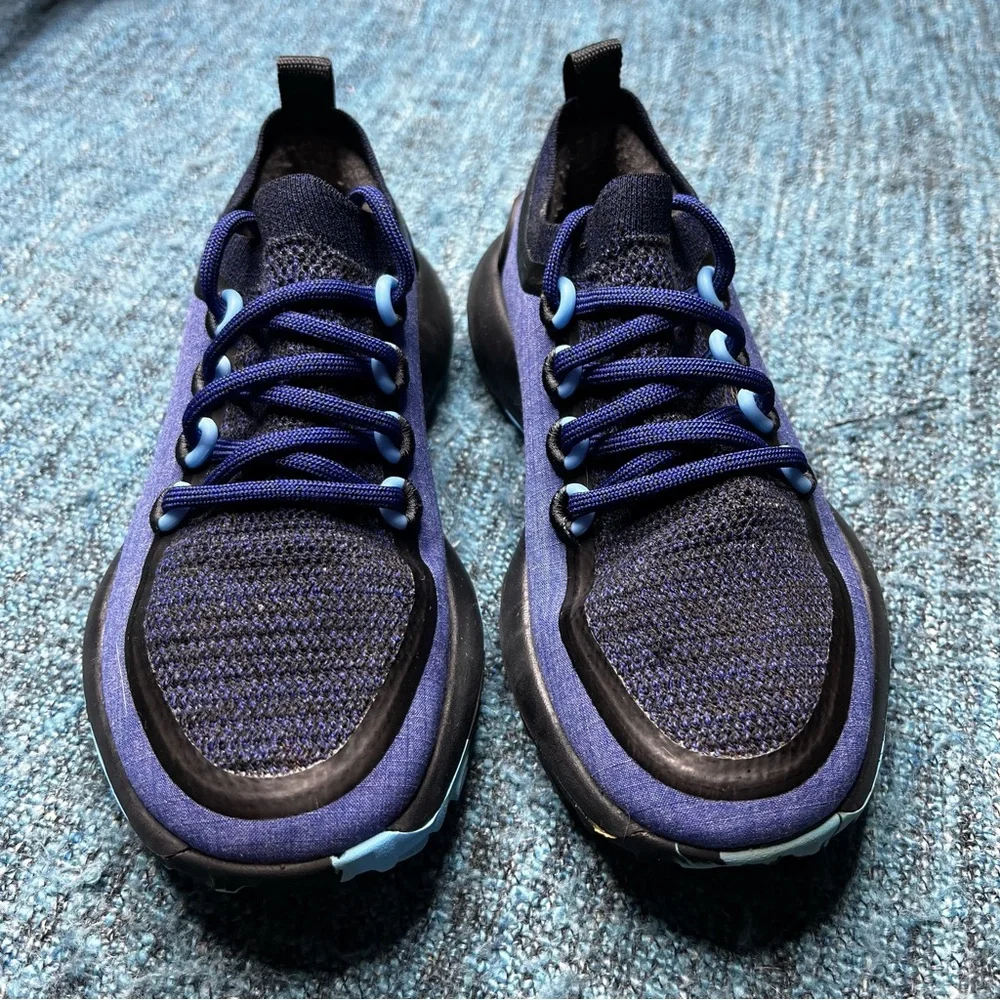 Allbirds Trail Runners SWT Sneakers in Hazy Cobalt Black Women's Size 5.5 Shoes
